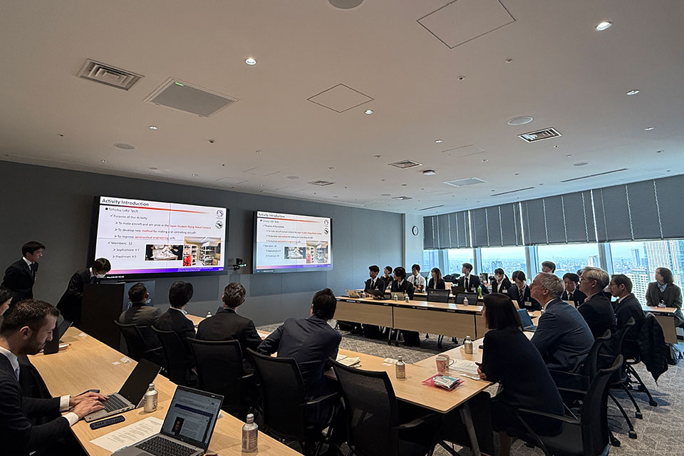 東北大学による活動報告会の模様（2026年3月